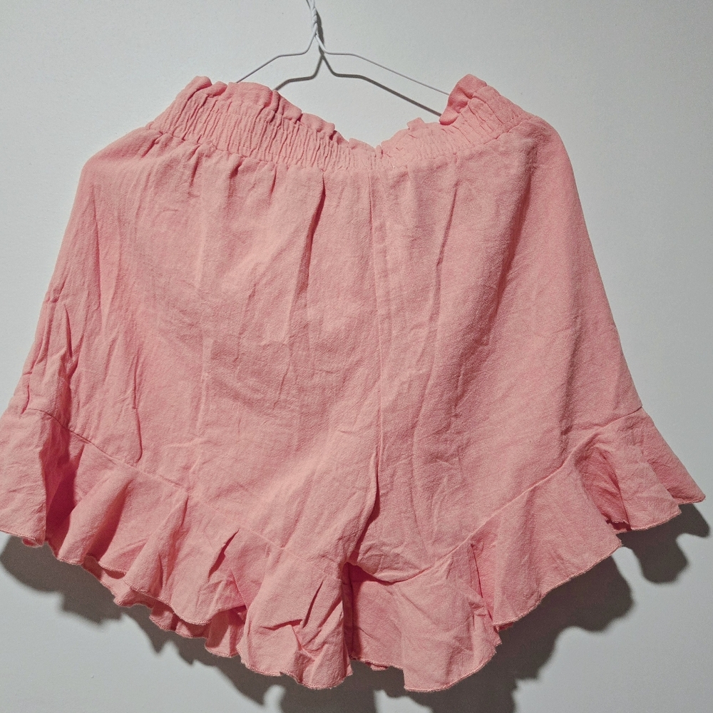 Source Unknown Peach Ruffle Skort - Picture 3 of 4